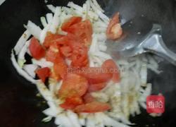 番茄鸡蛋炒白菜的做法图解5