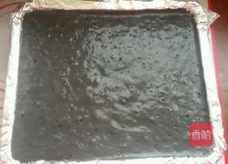 竹炭密豆蛋糕卷的做法图解11