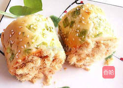 香葱肉松卷的做法图解13