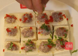 肉馅酿豆腐的做法图解8