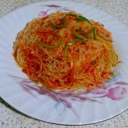 蒜香胡萝卜粉丝的做法[图]