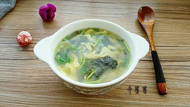 紫菜虾皮蛋花汤