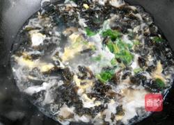 紫菜虾皮蛋花汤的做法图解4