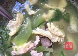 鸡蛋花水瓜汤的做法图解5