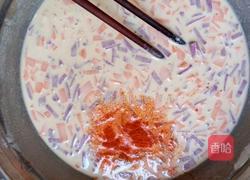 红萝卜紫薯糯米粉煎饼的做法图解3
