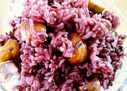 板栗紫米饭