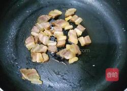 四季豆炒腊肉的做法图解5