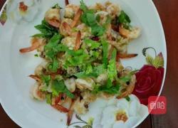 大蒜胡椒虾的做法图解4