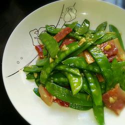 培根炒荷兰豆的做法[图]