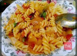 茄汁螺丝意面的做法图解4