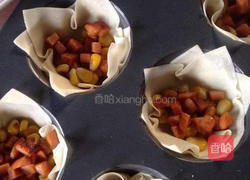 玉米火腿蛋奶塔的做法图解8