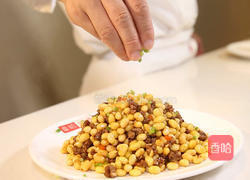 肉沫炒黄豆的做法图解7