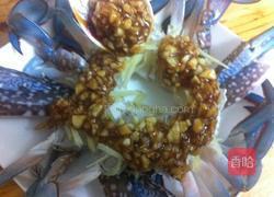 蒜蓉蒸花蟹的做法图解8