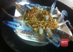 蒜蓉蒸花蟹的做法图解9