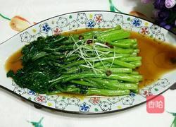 炒菜心的做法图解6