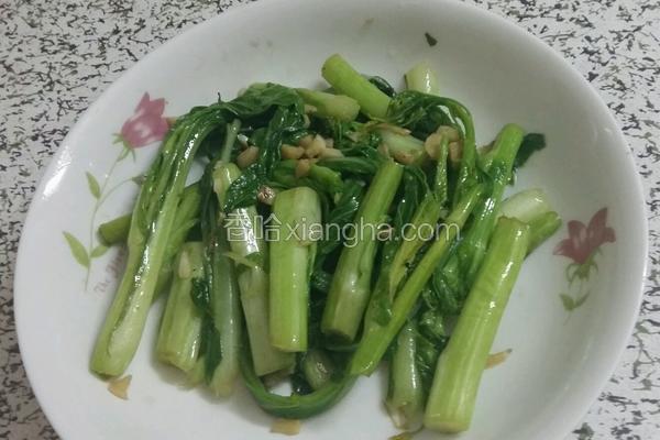 蒜蓉迟菜心