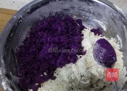 紫薯花苞馒头的做法图解4
