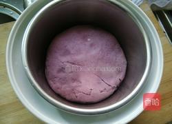 玫瑰花紫薯馒头的做法图解5