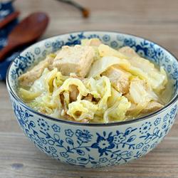 大白菜炖冻豆腐