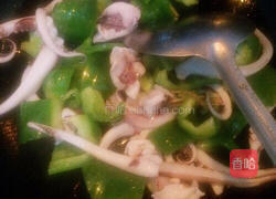 菜椒鱿鱼须的做法图解6