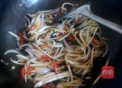 茭白小炒的做法图解4