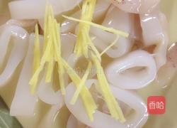 鲜鱿炒韭苔的做法图解4