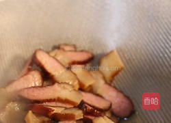 蒜苔炒腊肉的做法图解5