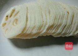 清炒莲藕片的做法图解2