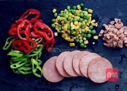 薄底脆皮火腿pizza的做法图解6