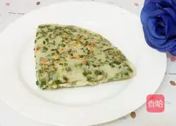 Illustration of how to make chive pancakes 8