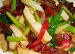 腊肠炒香干的做法图解6