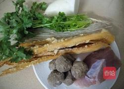 牛筋丸粉丝煲的做法图解1
