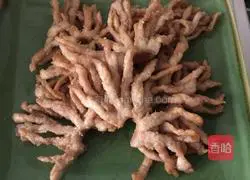 Illustration of how to make chrysanthemum meat 5