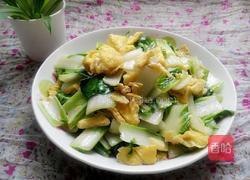 毛白菜炒鸡蛋的做法图解9