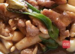 蚝油海鲜菇炒猪肉里脊的做法图解5