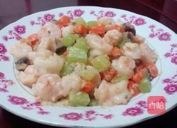 三色虾仁的做法图解12