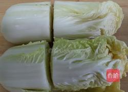 白菜莲花粉丝汤的做法图解3