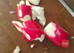 刀拍小红萝卜的做法图解2