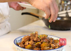 南瓜炖鸭块的做法图解10