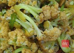 小炒有机菜花的做法图解3