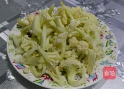 蒜香有机菜花的做法图解1