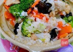 胡萝卜瘦肉煲仔饭的做法图解14