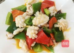 青椒炒鱿鱼的做法图解6