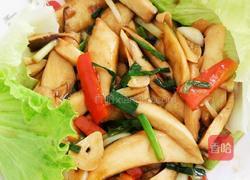 爆炒鸡腿菇的做法图解5