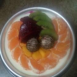 酸奶芝士慕斯装饰蛋糕的做法[图]