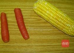 胡萝卜玉米粥的做法图解3