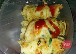 香葱火腿鸡蛋饼的做法图解4