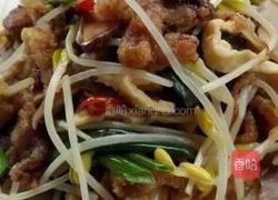 爆炒鱼胶豆芽丝的做法图解3