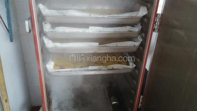 蒸箱上气蒸20–25分钟！