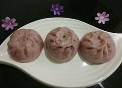 紫薯香菇青菜包
